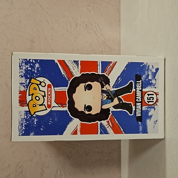 Pop! ROCKS Funk Pop Def Leppard's Vivian Campbell 151 @2020 NIB Collectible - Picture 4 of 7